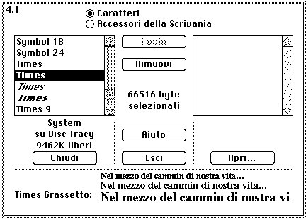 Font/DA Mover, un componente del Mac OS sino alla versione 6